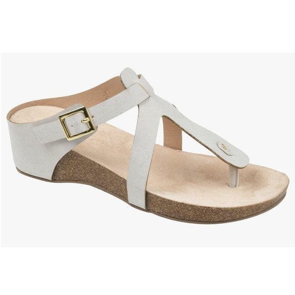 NIB Journee Collection Navara Sandal Gray 8.5 NEW‎ - Picture 1 of 12